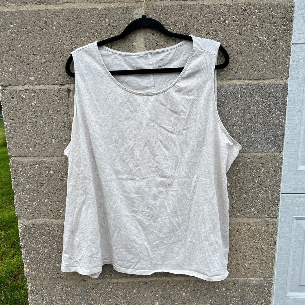 J.Jill Pure Jill Layering Tank Scoop Neck 100% Cotton Tank Top Plus Size 3X